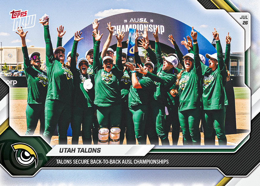 2026 AUSL Topps NOW #53 Utah Talons