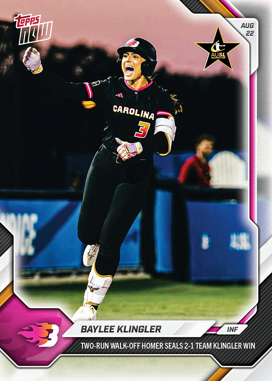 2026 AUSL Topps NOW #62 Baylee Klingler