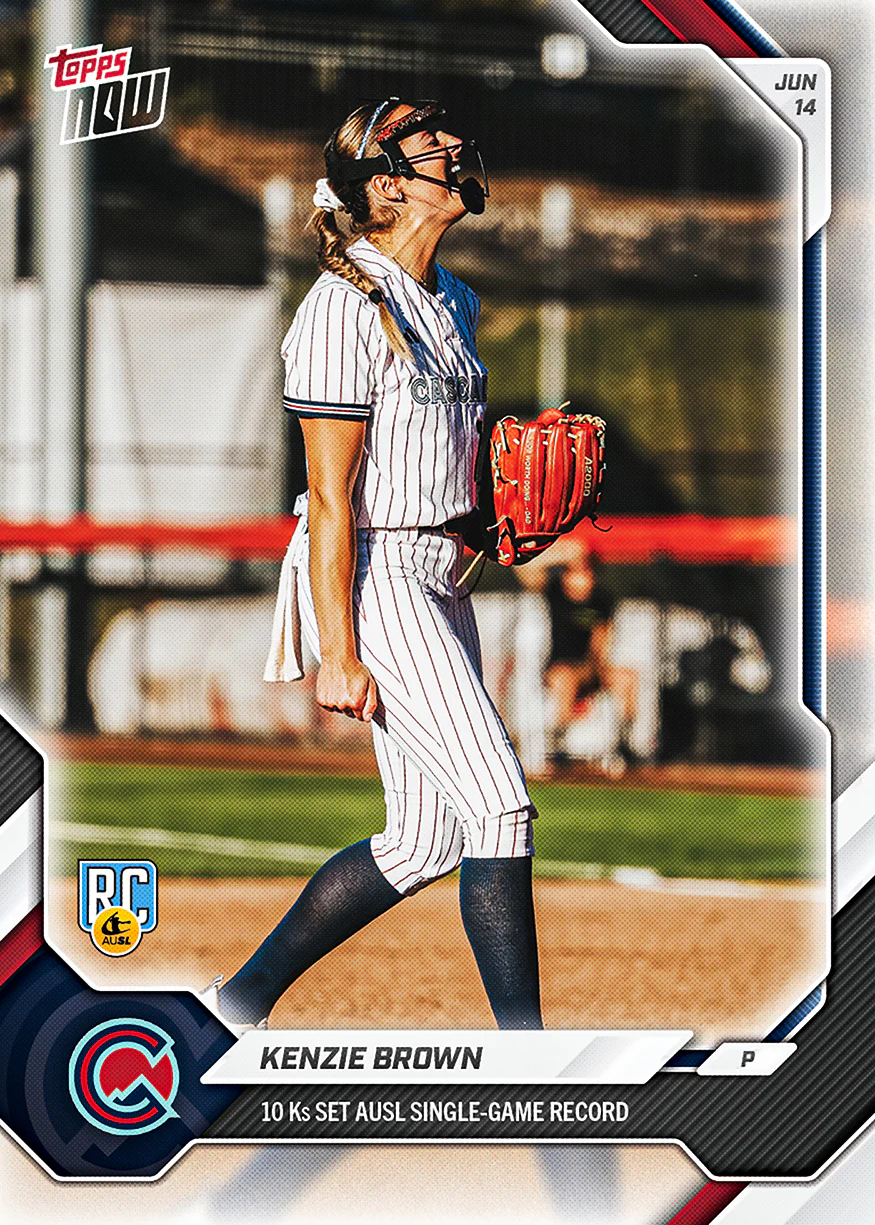 2026 AUSL Topps NOW #8 Kenzie Brown