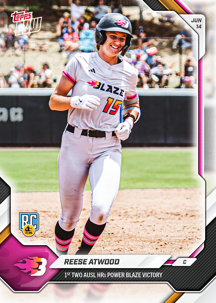 2026 AUSL Topps NOW #9 Reese Atwood