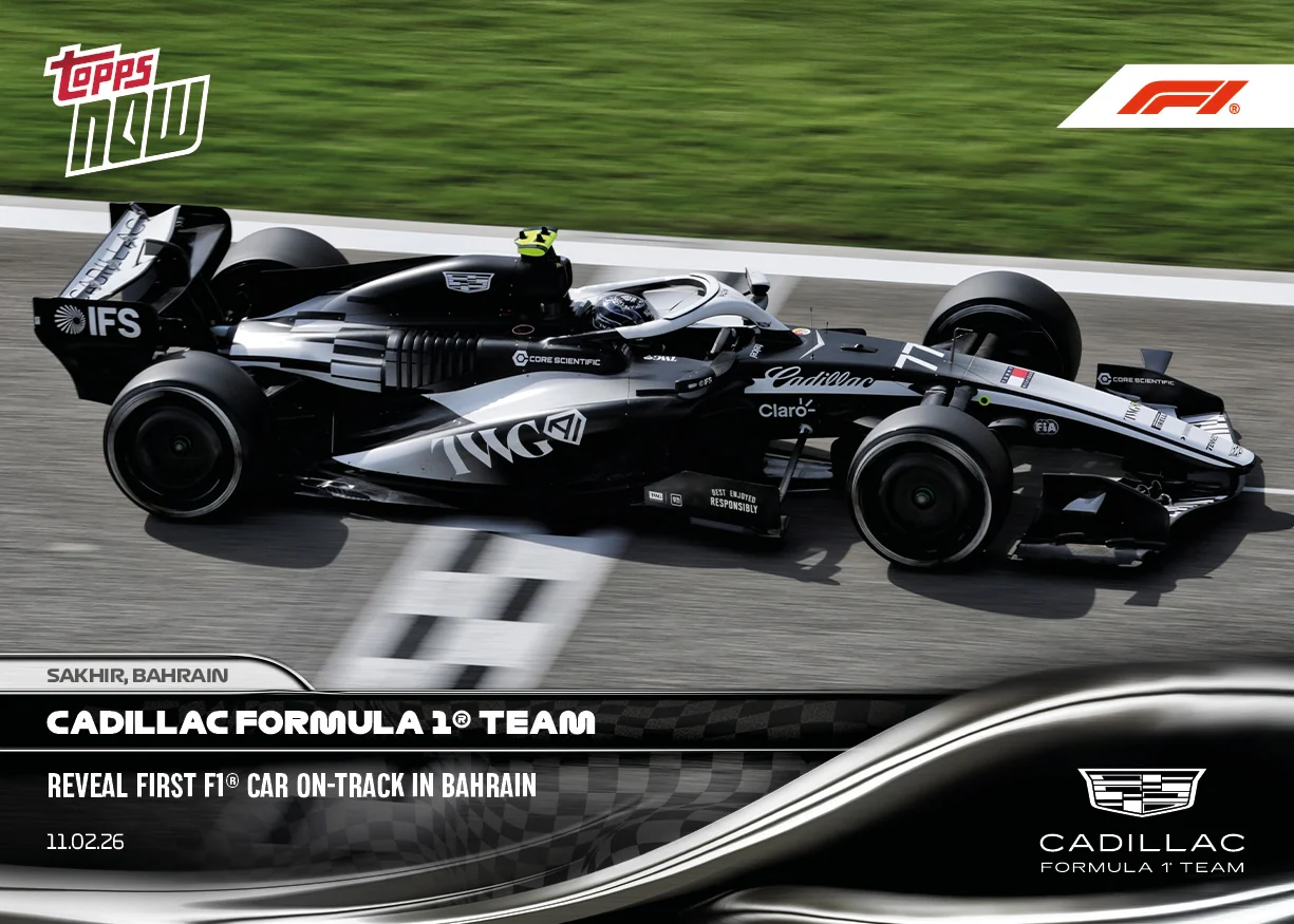 2026 Formula 1 Topps NOW #11 Cadillac Formula 1® Team