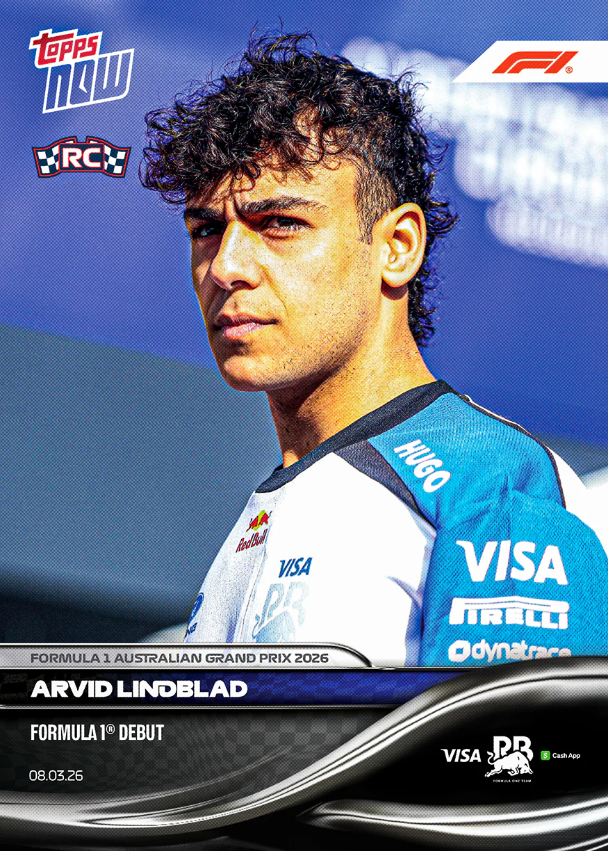 2026 Formula 1 Topps NOW #12 Arvid Lindblad