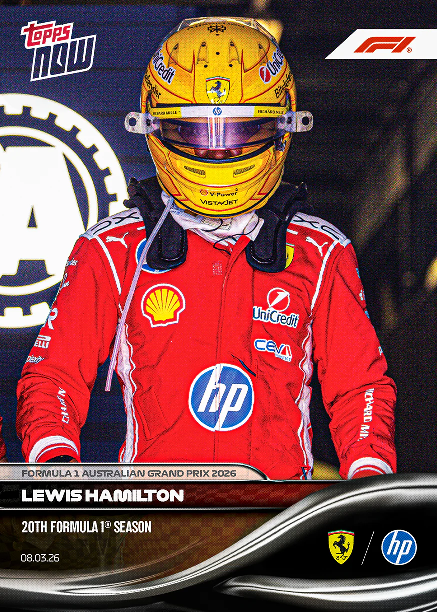 2026 Formula 1 Topps NOW #13 Lewis Hamilton