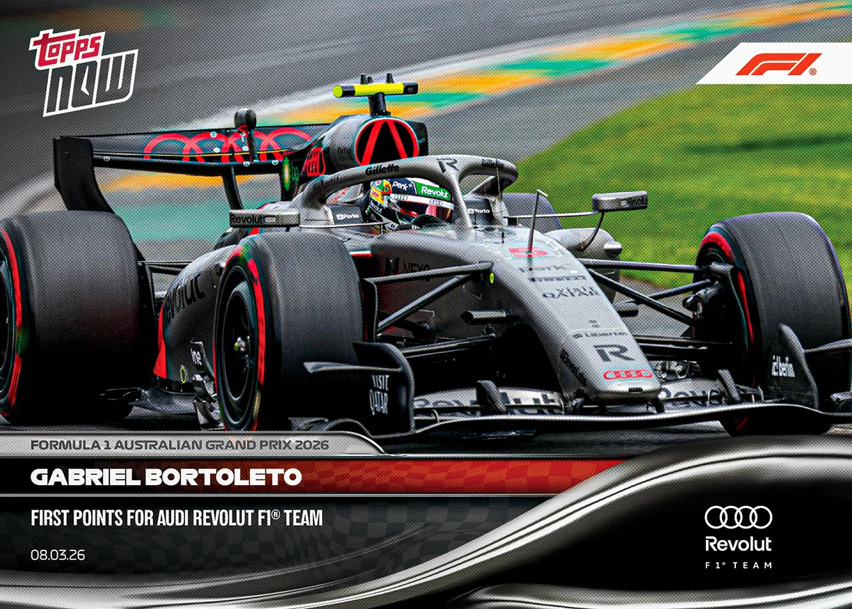 2026 Formula 1 Topps NOW #16 Gabriel Bortoleto