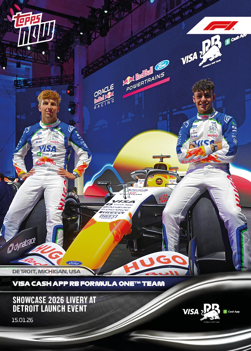 2026 Formula 1 Topps NOW #2 Visa Cash App RB Formula One Team