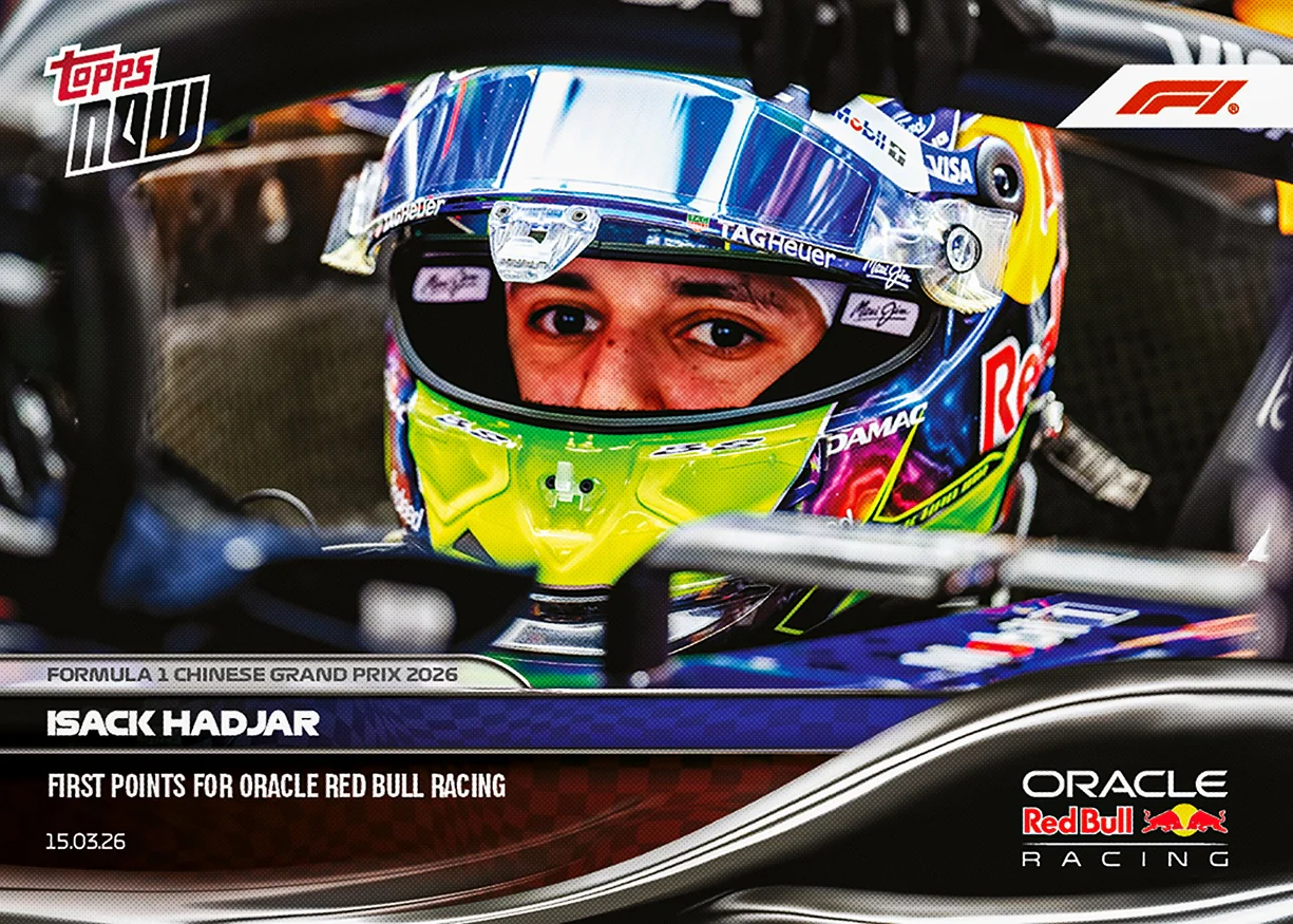 2026 Formula 1 Topps NOW #20 Isack Hadjar