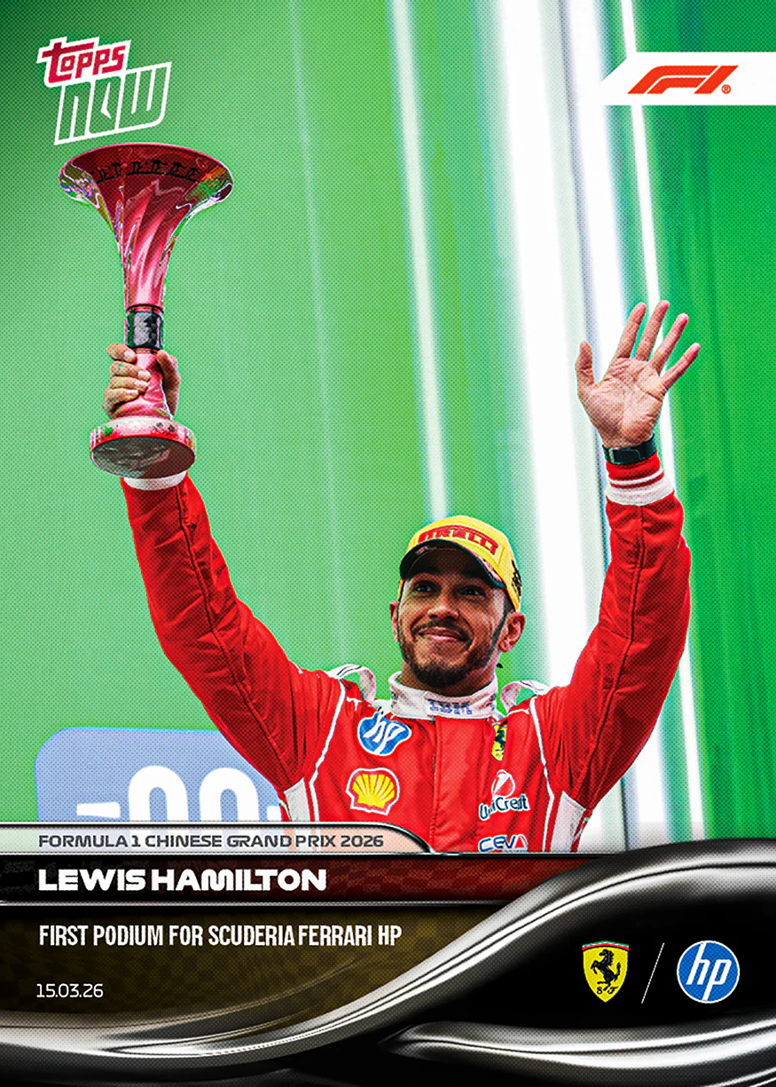 2026 Formula 1 Topps NOW #21 Lewis Hamilton