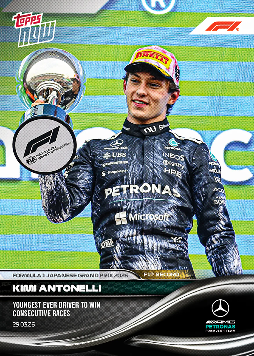 2026 Formula 1 Topps NOW #22 Kimi Antonelli