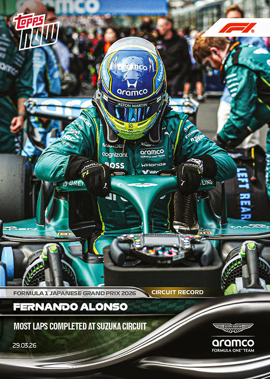 2026 Formula 1 Topps NOW #23 Fernando Alonso
