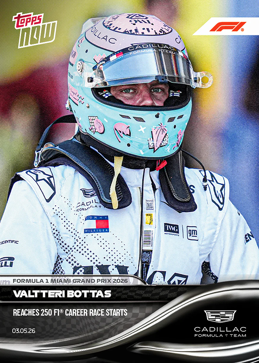 2026 Formula 1 Topps NOW #24 Valtteri Bottas