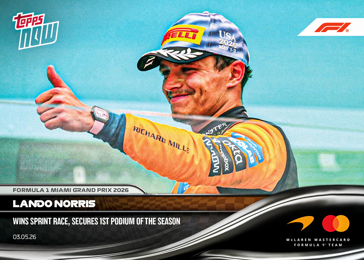 2026 Formula 1 Topps NOW #26 Lando Norris