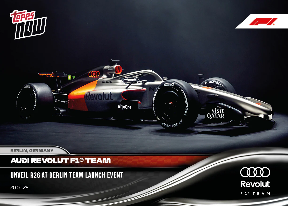 2026 Formula 1 Topps NOW #3 Audi Revolut F1 Team