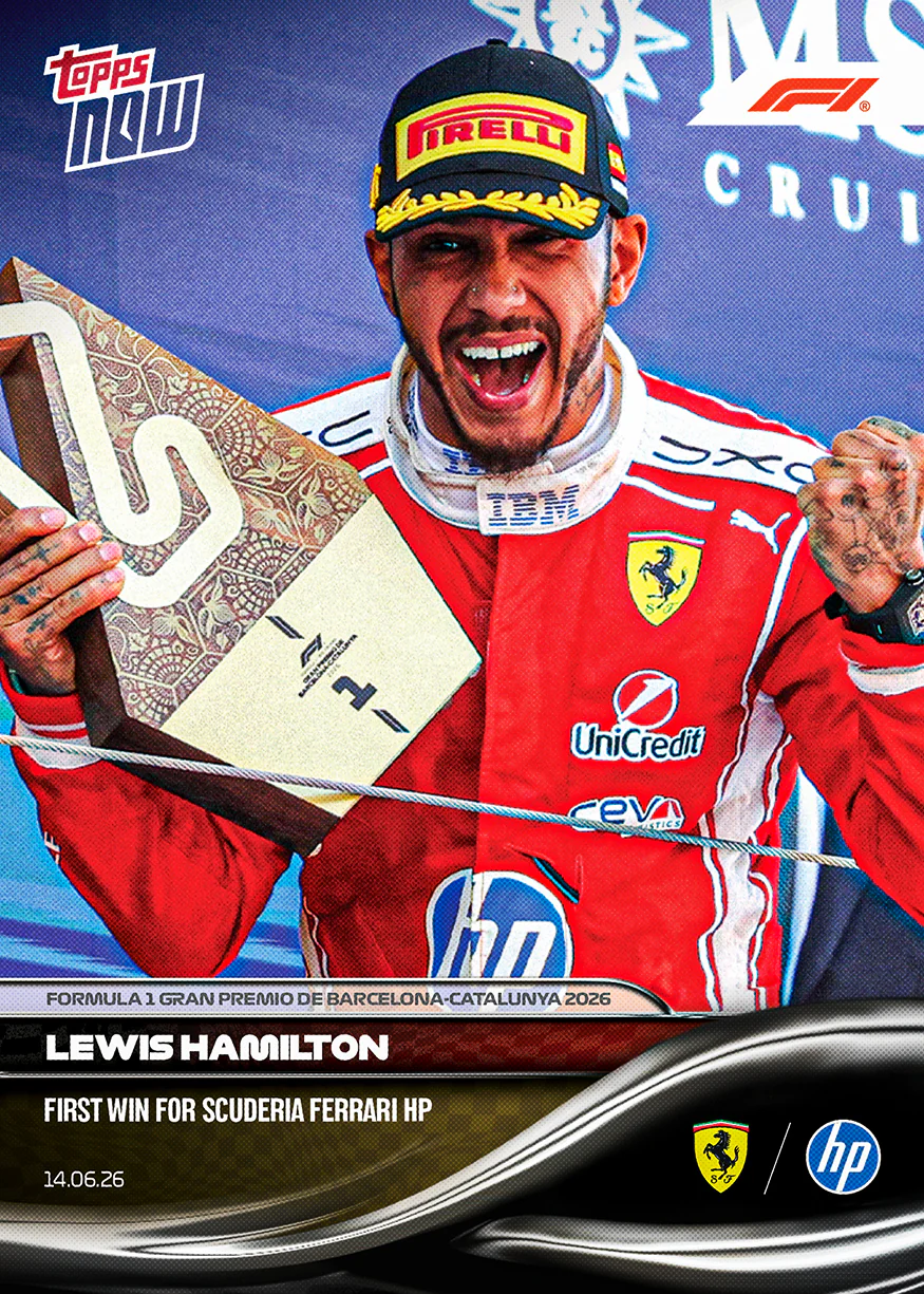 2026 Formula 1 Topps NOW #38 Lewis Hamilton