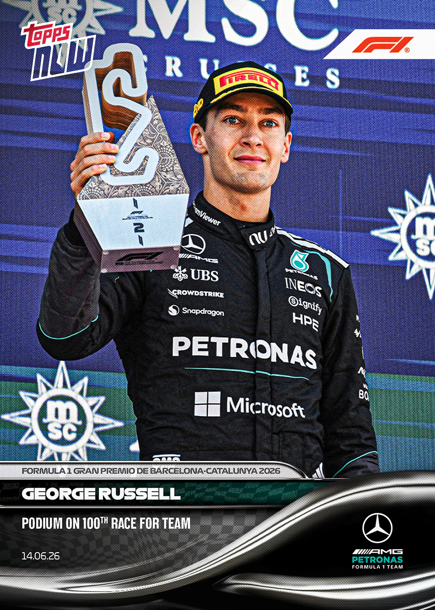 2026 Formula 1 Topps NOW #41 George Russell
