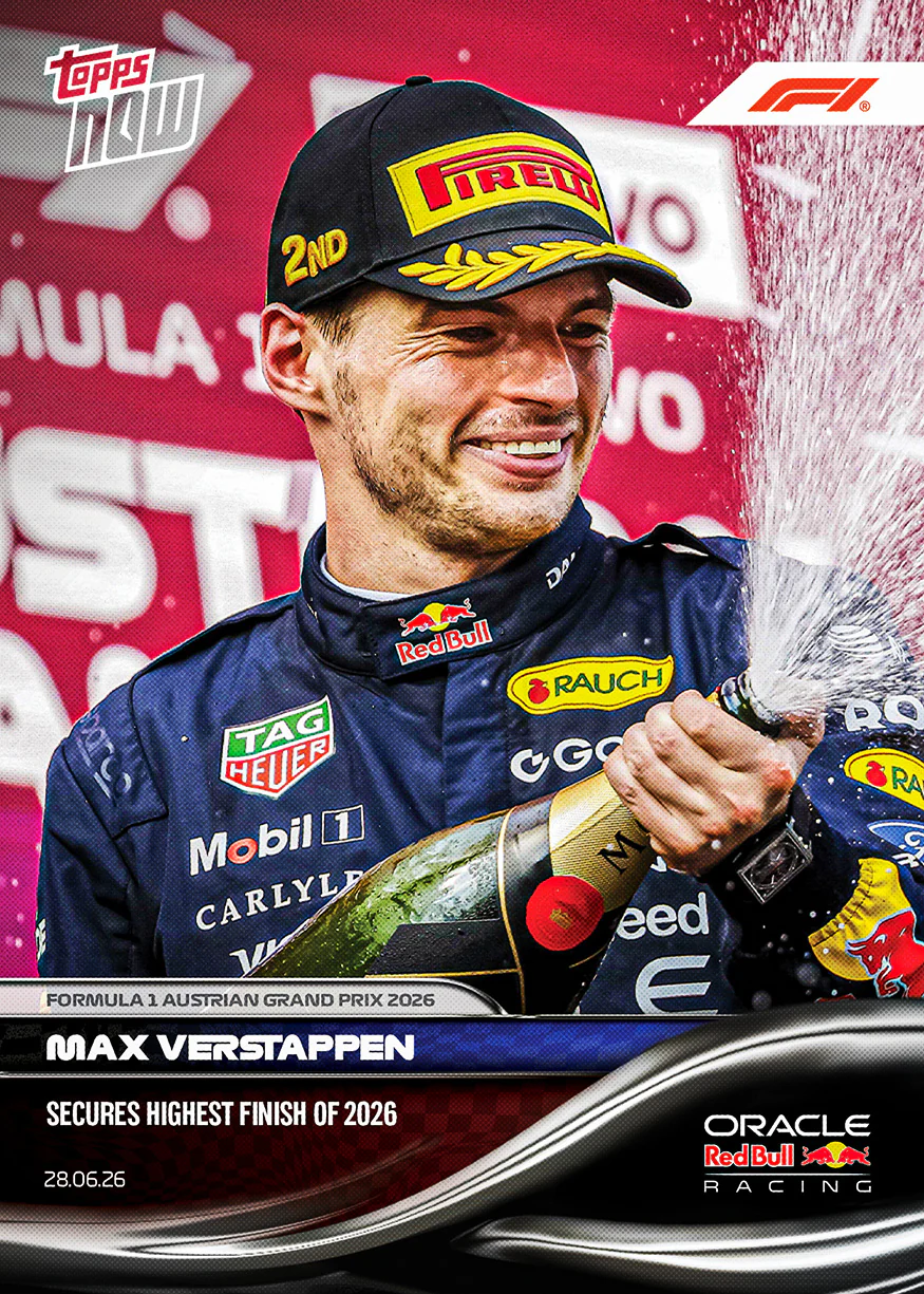 2026 Formula 1 Topps NOW #43 Max Verstappen