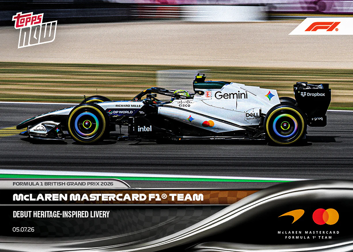 2026 Formula 1 Topps NOW #47 McLaren Mastercard F1 Team