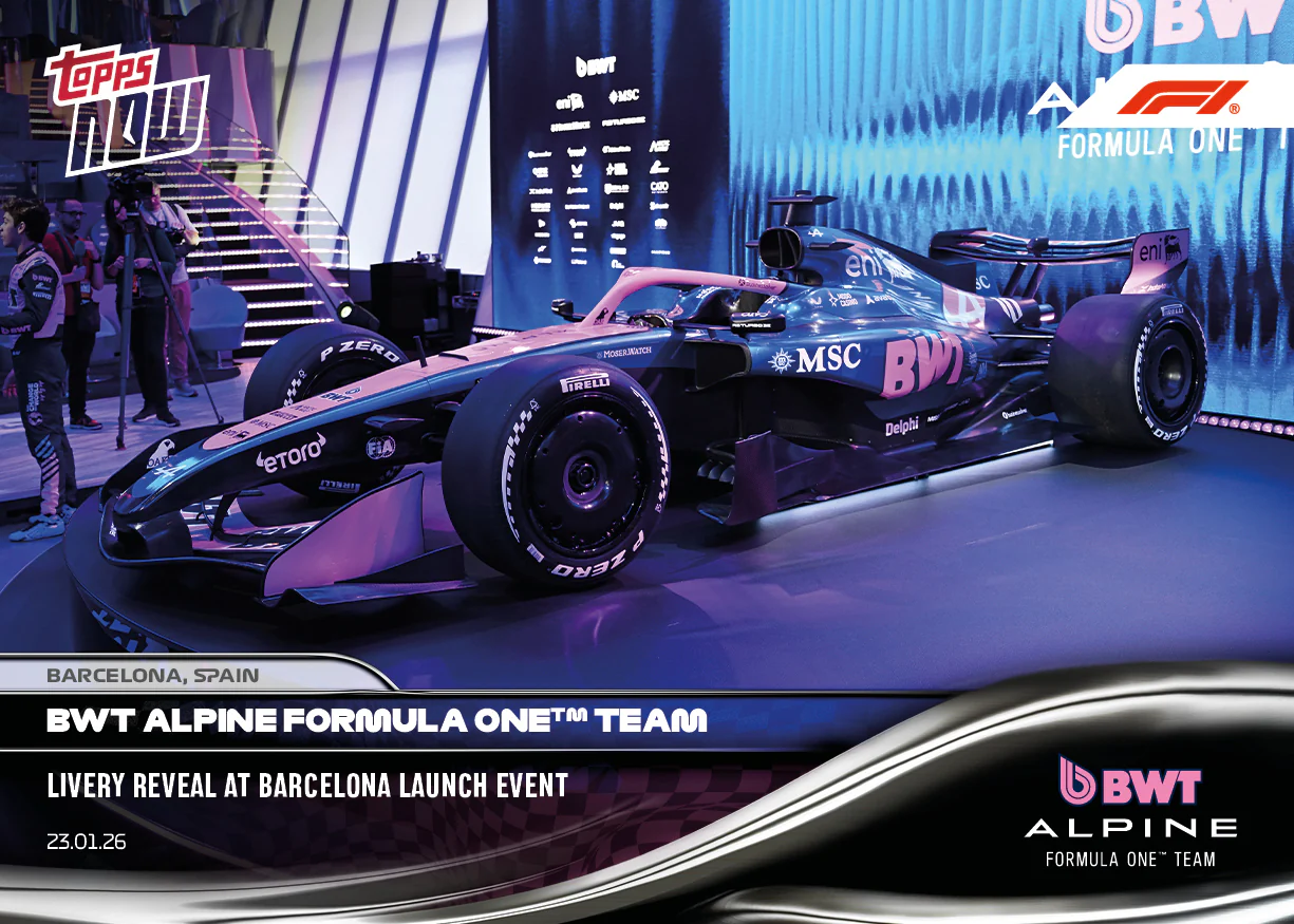 2026 Formula 1 Topps NOW #5 BWT Alpine F1
