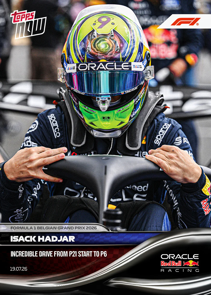 2026 Formula 1 Topps NOW #50 Isack Hadjar