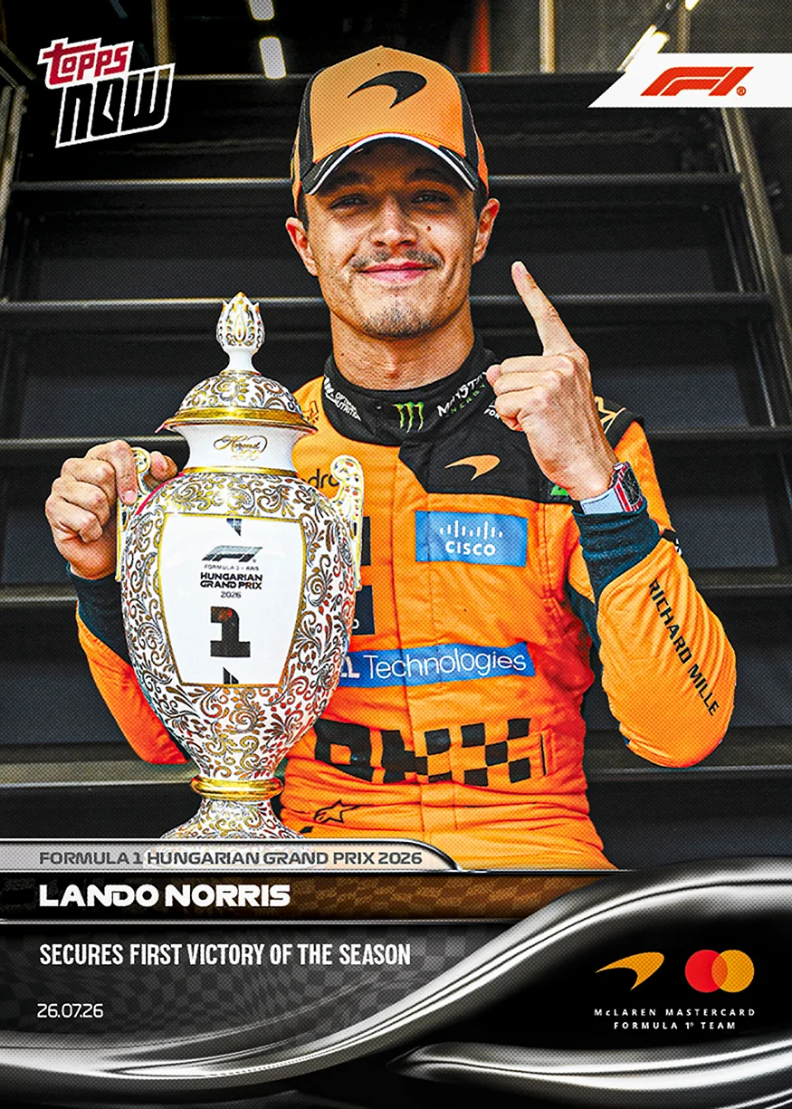 2026 Formula 1 Topps NOW #51 Lando Norris