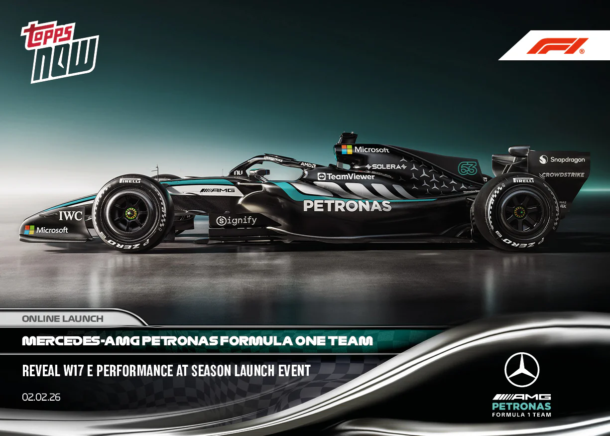2026 Formula 1 Topps NOW #7 Mercedes-AMG PETRONAS Formula One Team