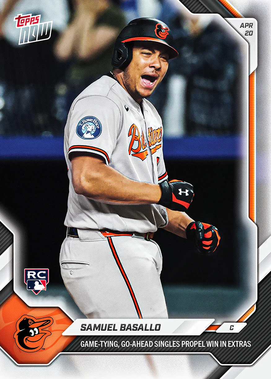 2026 MLB Topps NOW #100 Samuel Basallo