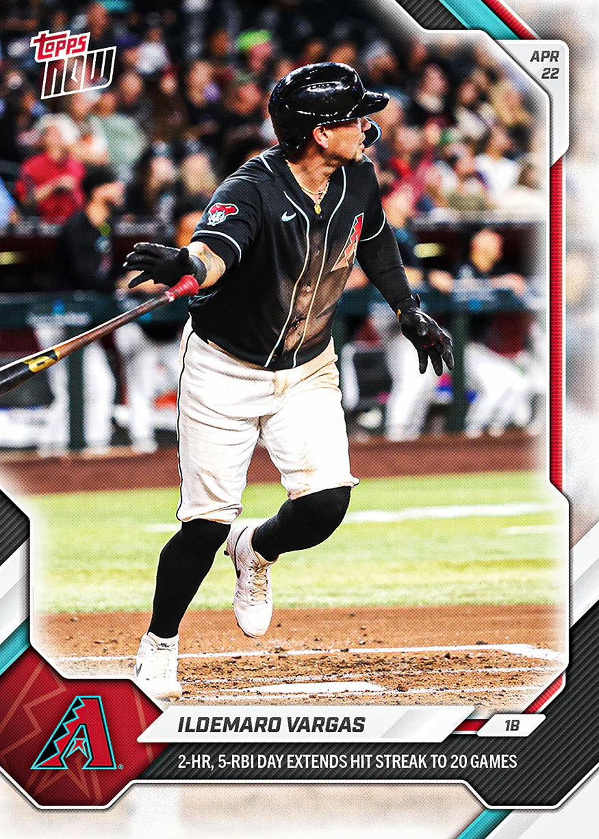 2026 MLB Topps NOW #109 Ildemaro Vargas