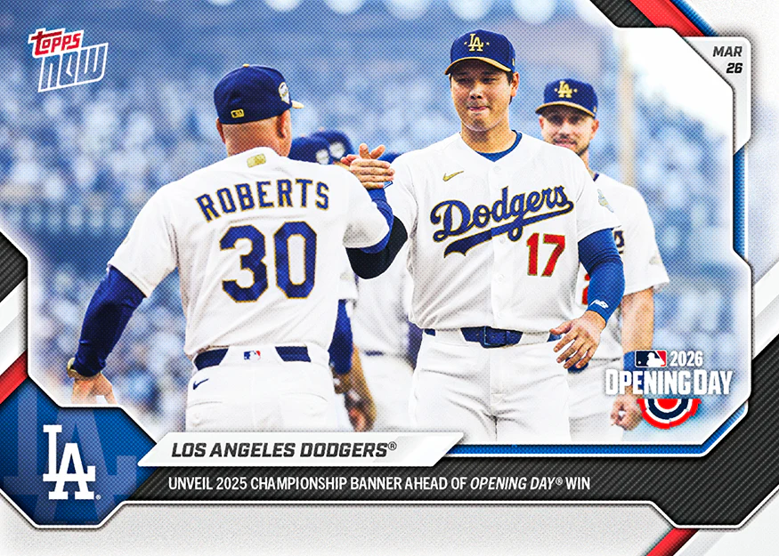 2026 MLB Topps NOW #11 Los Angeles Dodgers