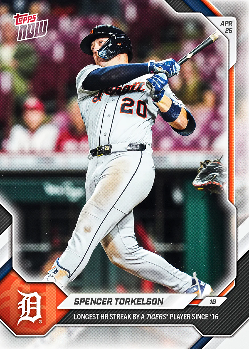 2026 MLB Topps NOW #123 Spencer Torkelson