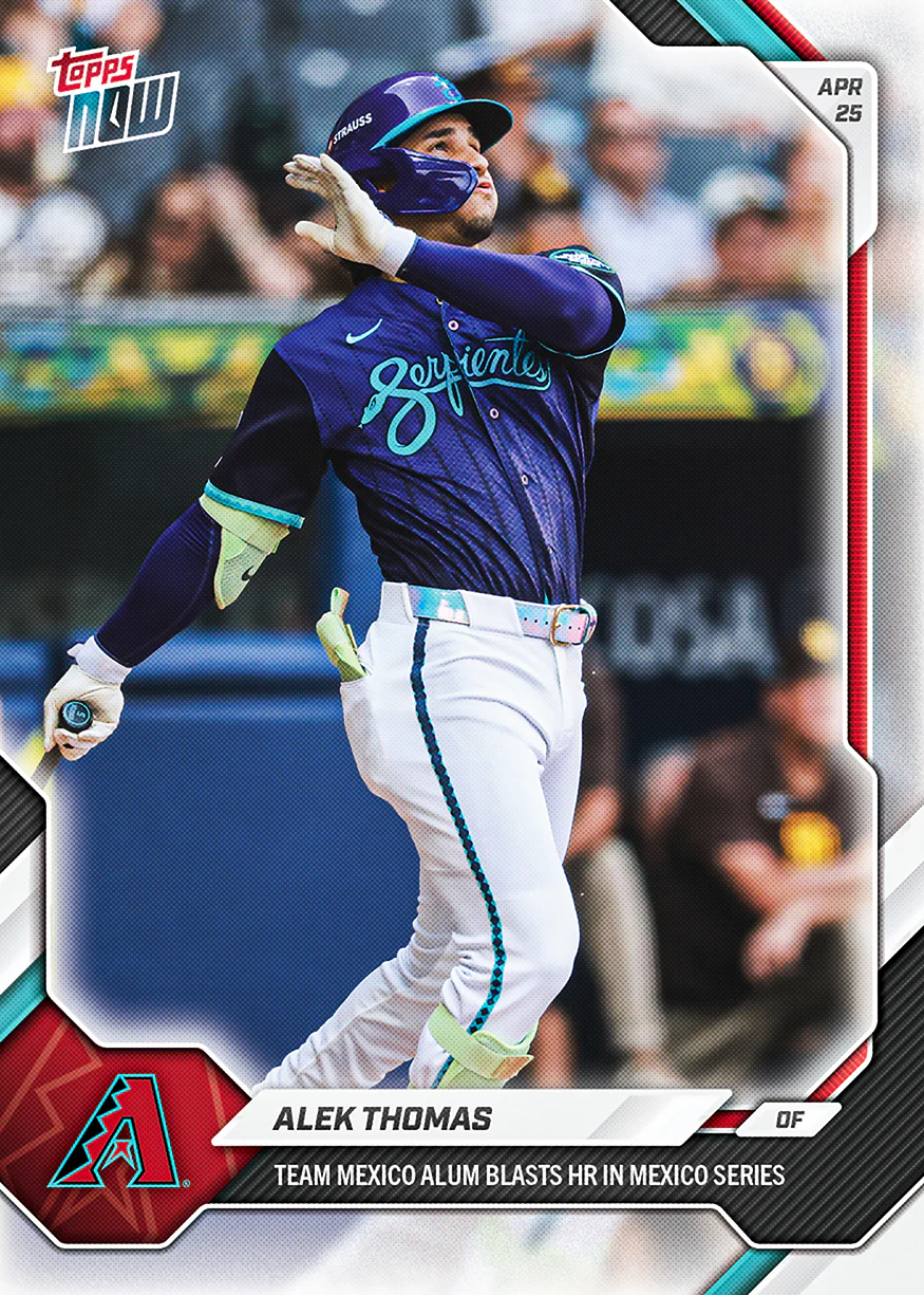 2026 MLB Topps NOW #124 Alek Thomas