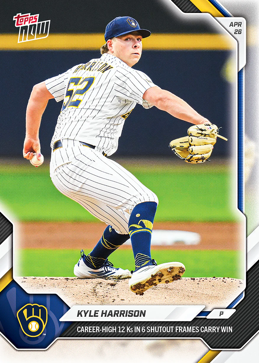2026 MLB Topps NOW #128 Kyle Harrison