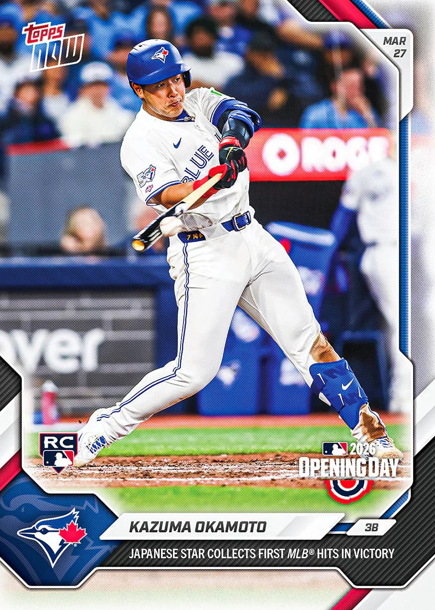2026 MLB Topps NOW #13 Kazuma Okamoto