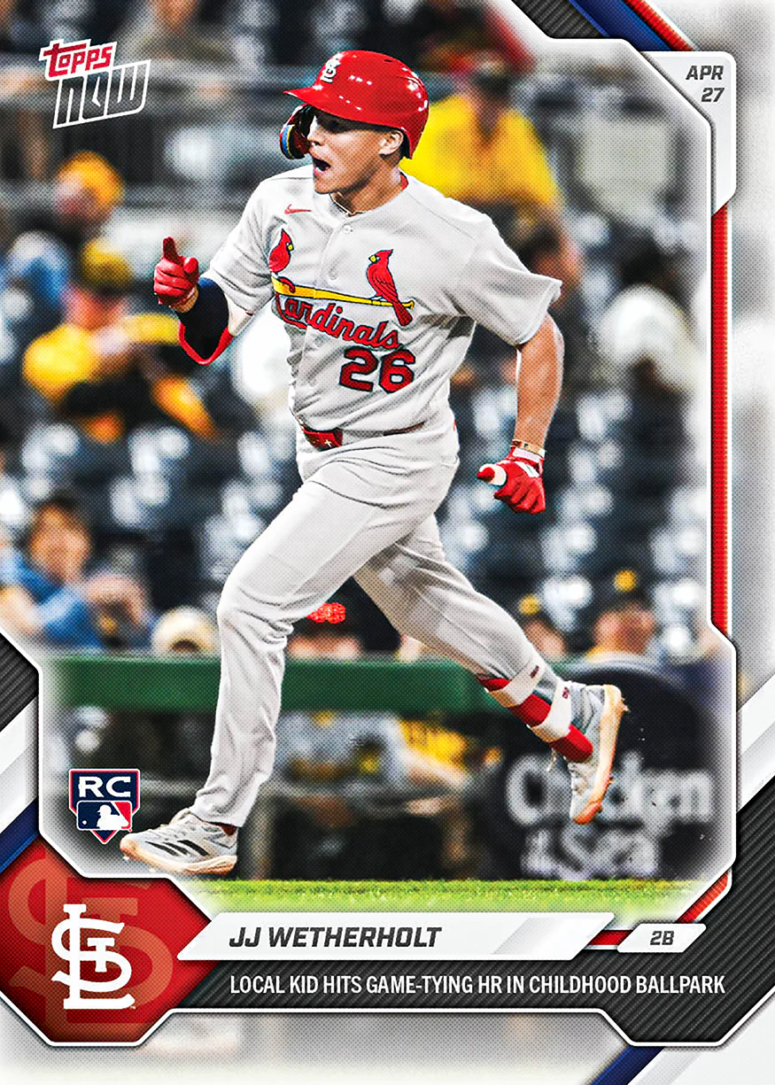 2026 MLB Topps NOW #134 JJ Wetherholt