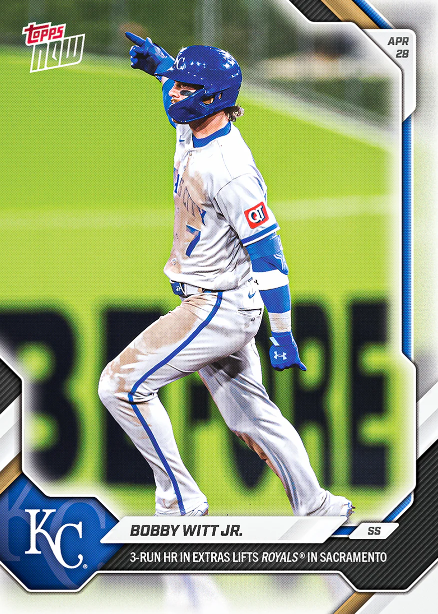 2026 MLB Topps NOW #137 Bobby Witt Jr.
