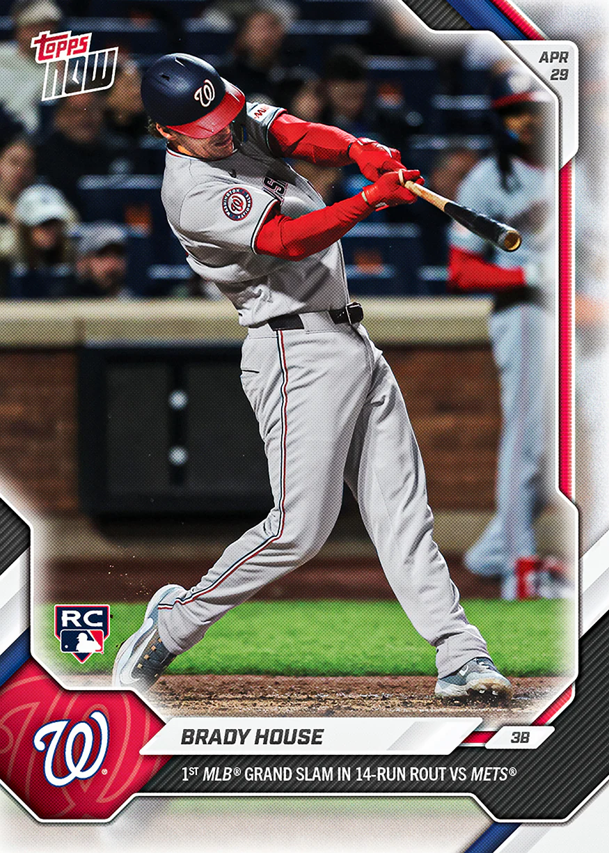 2026 MLB Topps NOW #139 Brady House