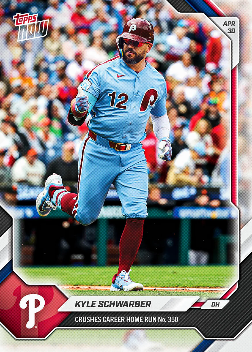 2026 MLB Topps NOW #142 Kyle Schwarber