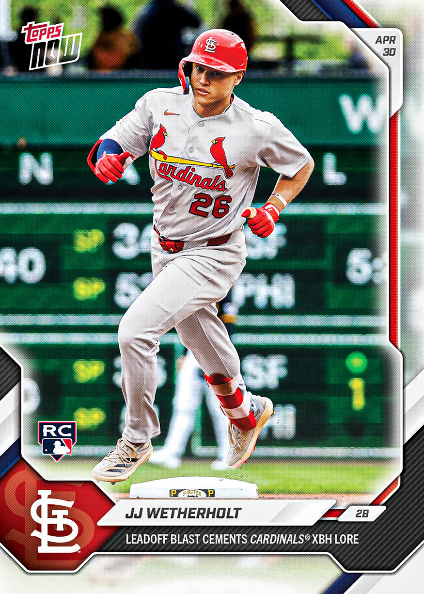 2026 MLB Topps NOW #144 JJ Wetherholt