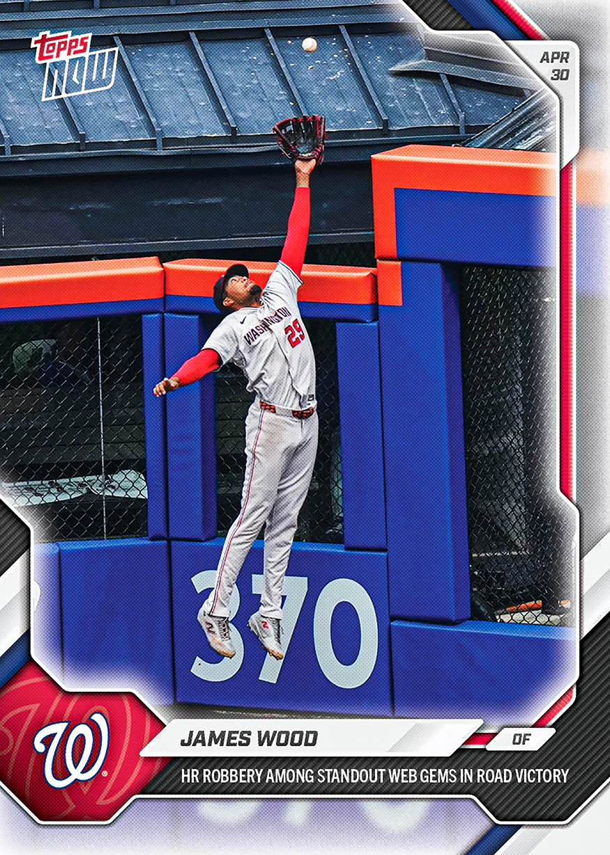 2026 MLB Topps NOW #147 James Wood
