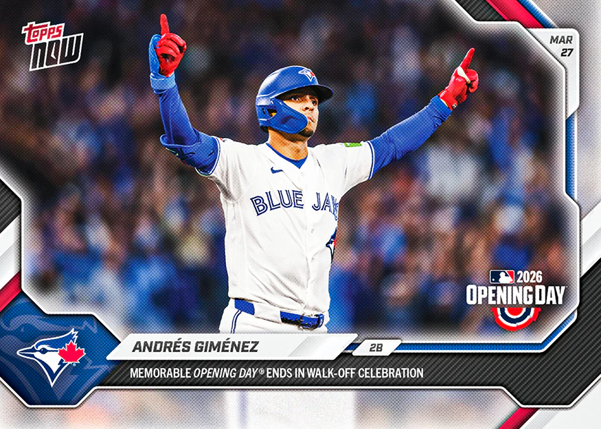 2026 MLB Topps NOW #15 Andres Gimenez