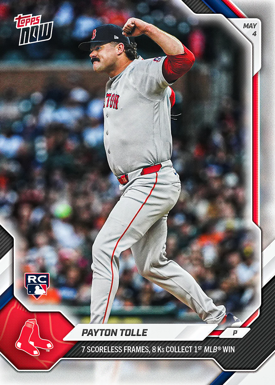2026 MLB Topps NOW #158 Payton Tolle