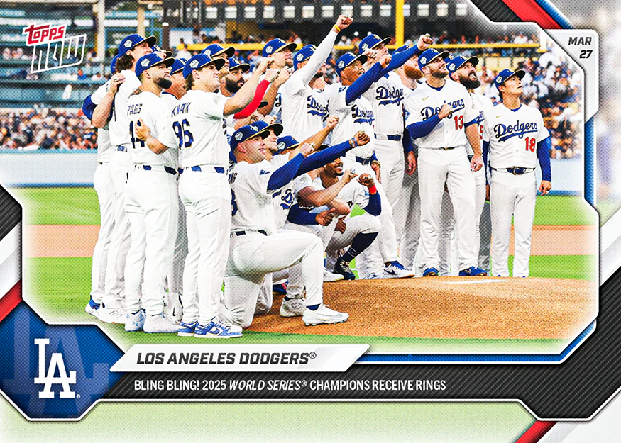 2026 MLB Topps NOW #16 Los Angeles Dodgers