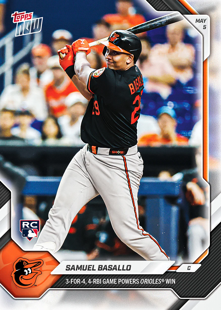 2026 MLB Topps NOW #163 Samuel Basallo