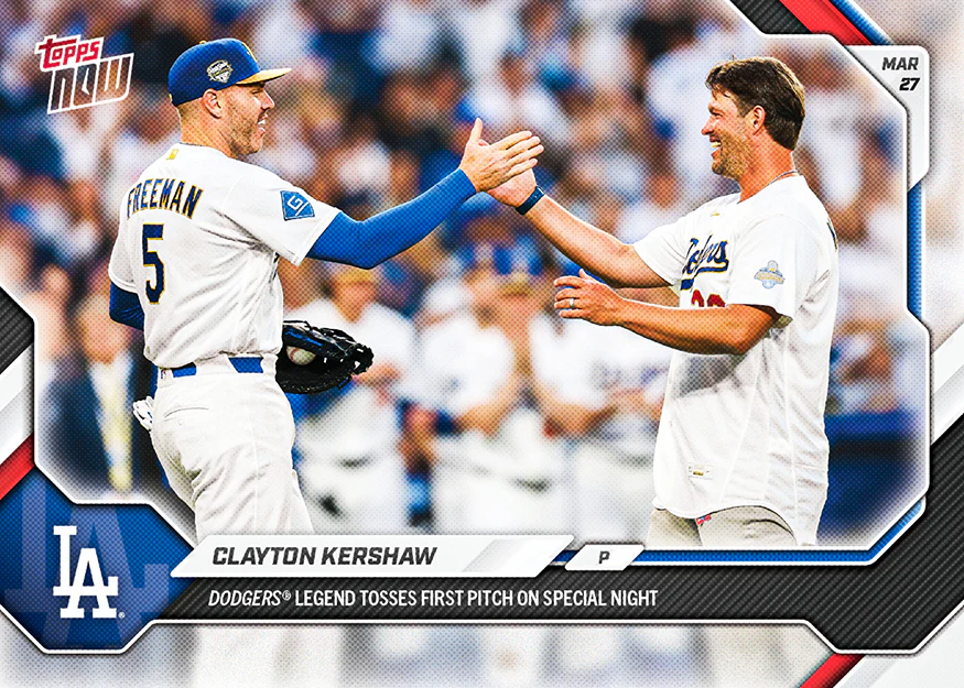 2026 MLB Topps NOW #17 Clayton Kershaw