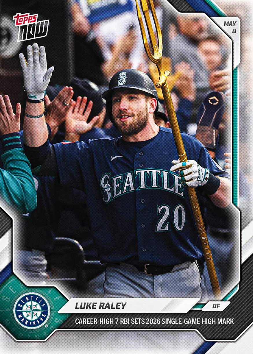 2026 MLB Topps NOW #177 Luke Raley