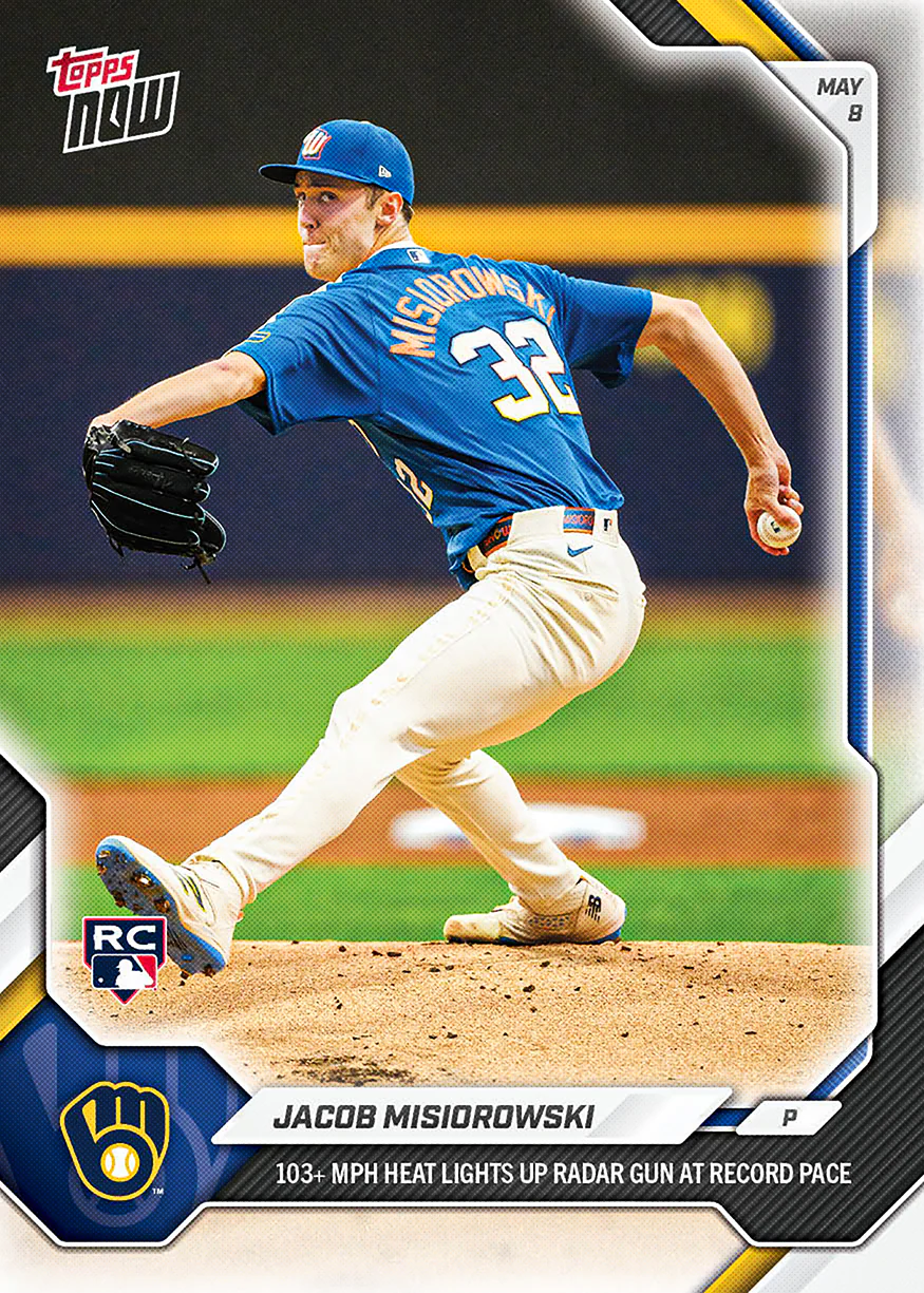 2026 MLB Topps NOW #178 Jacob Misiorowski