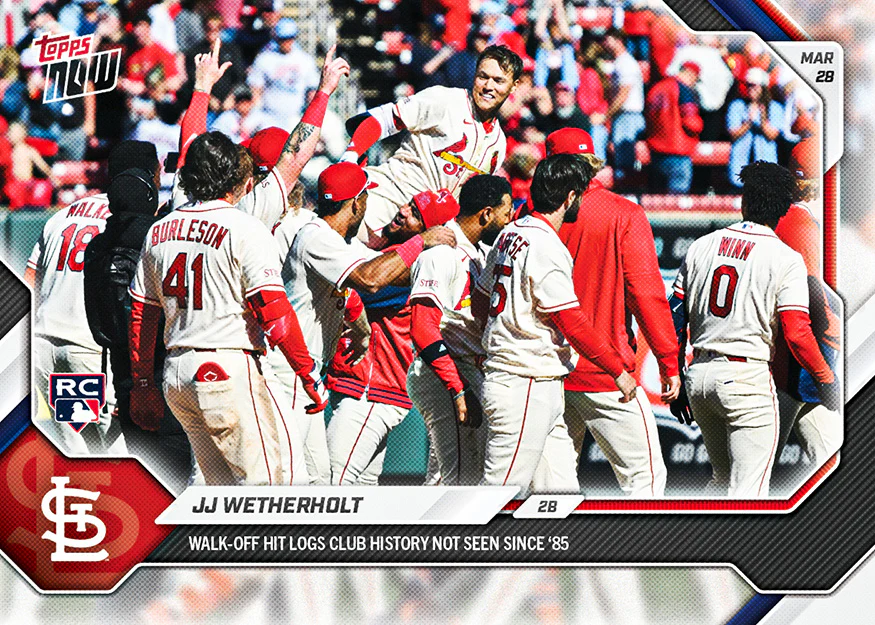 2026 MLB Topps NOW #18 JJ Wetherholt