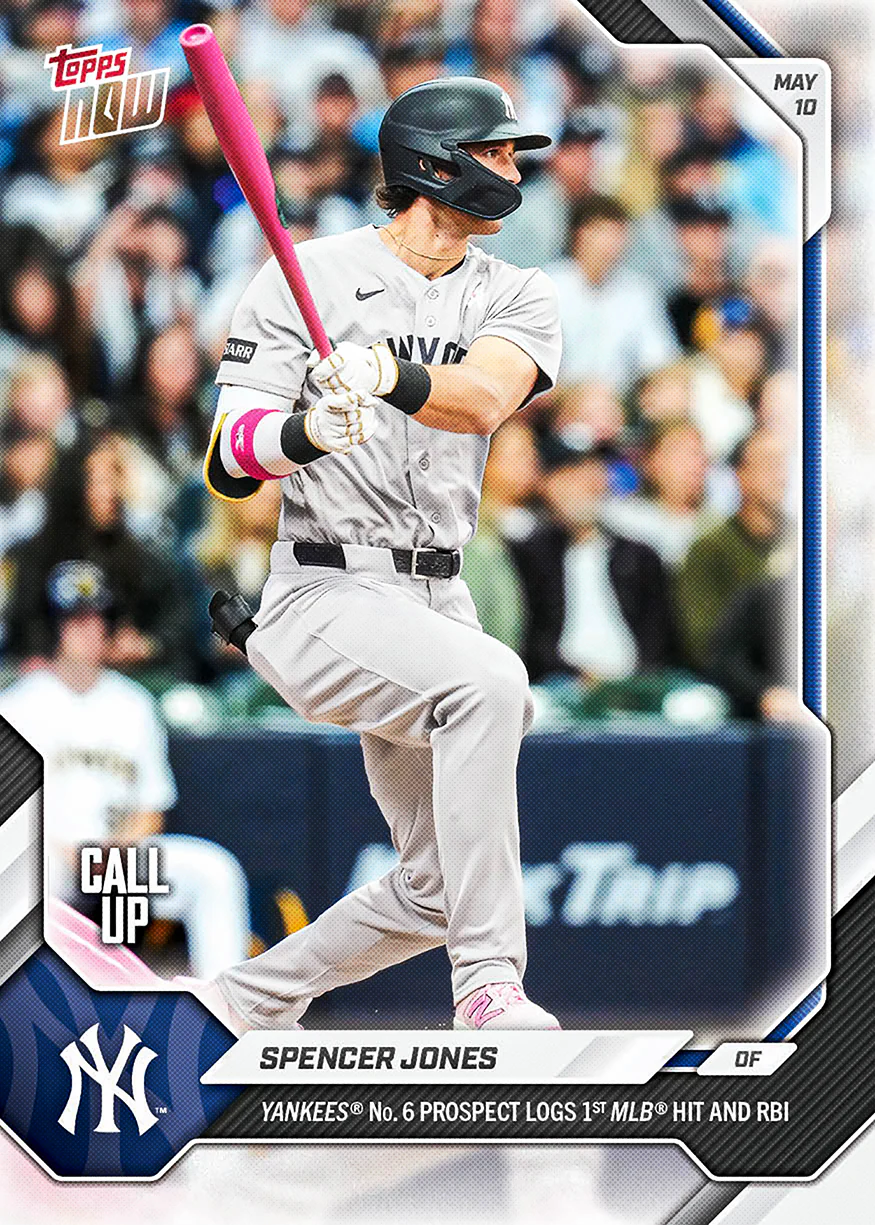 2026 MLB Topps NOW #186 Spencer Jones