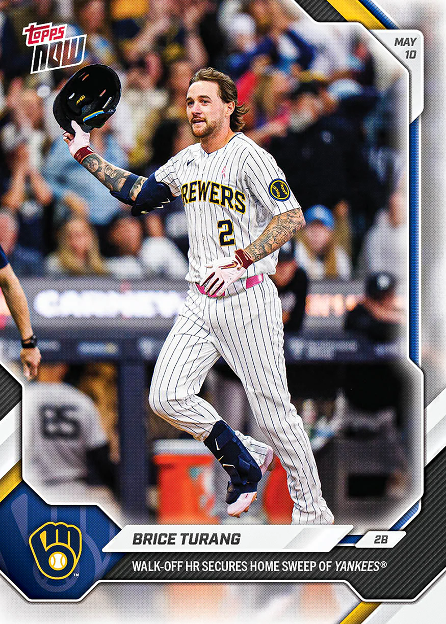 2026 MLB Topps NOW #187 Brice Turang