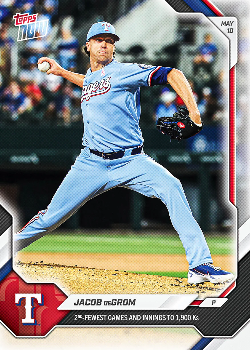 2026 MLB Topps NOW #188 Jacob deGrom