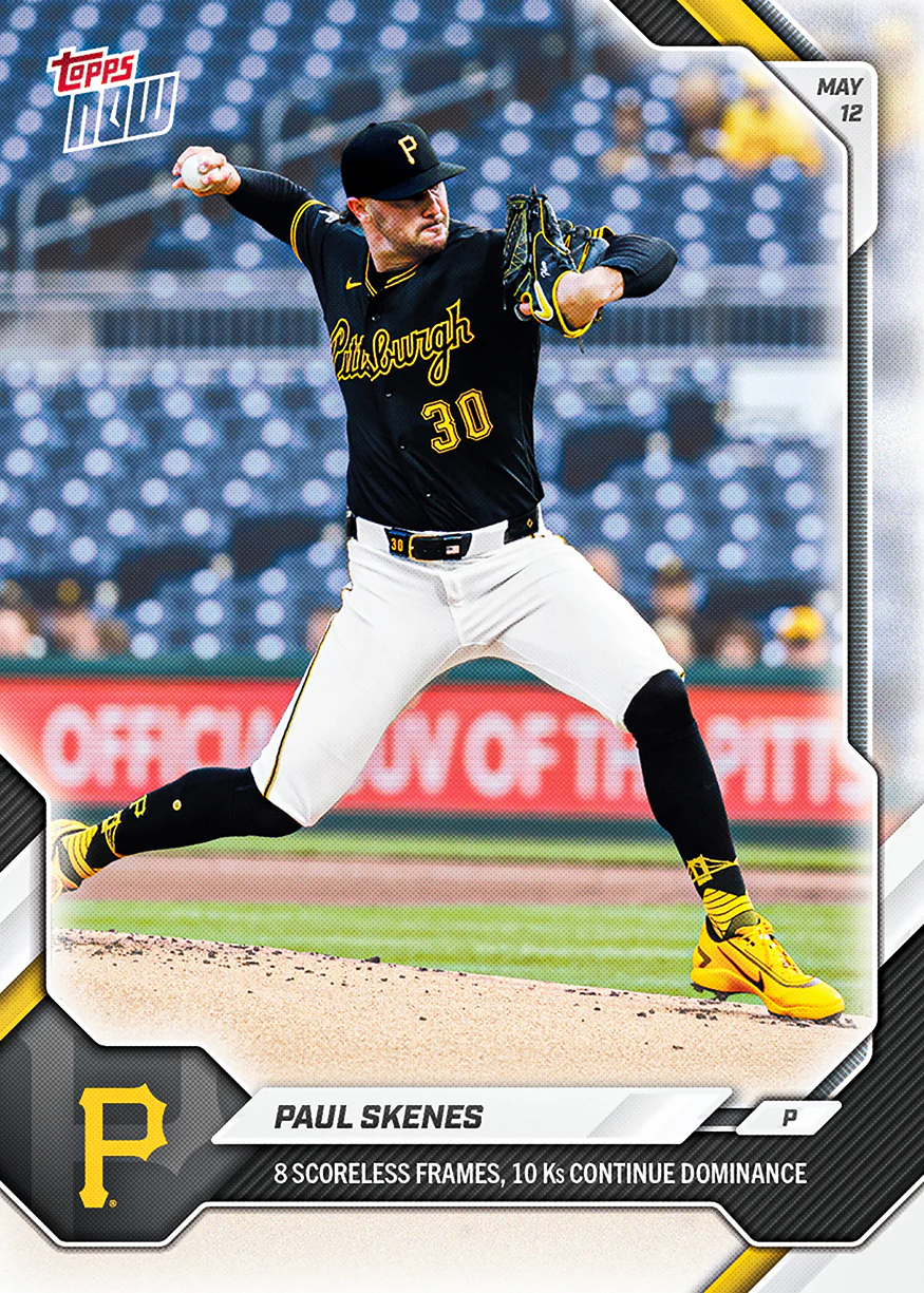 2026 MLB Topps NOW #191 Paul Skenes