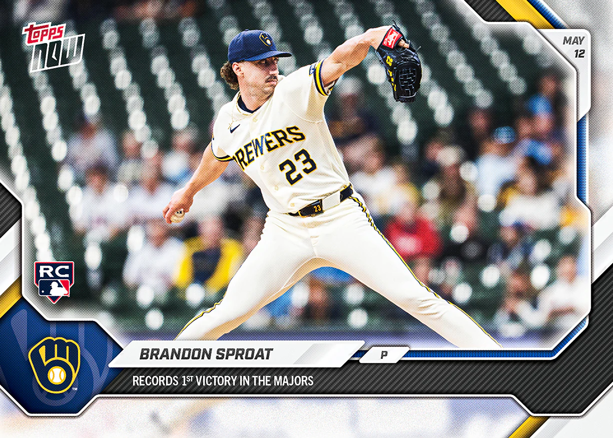 2026 MLB Topps NOW #195 Brandon Sproat